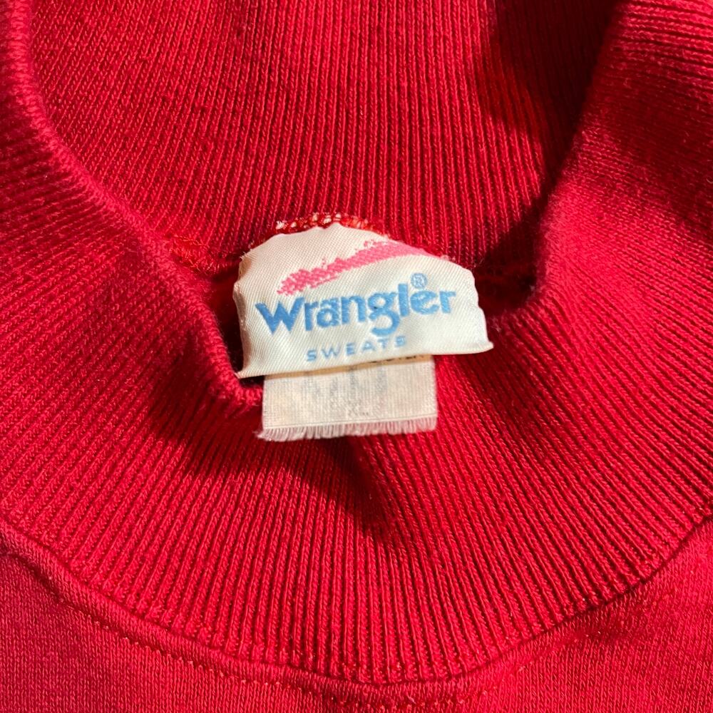 Vintage 90s Wrangler red crewneck XL - Picture 4 of 4